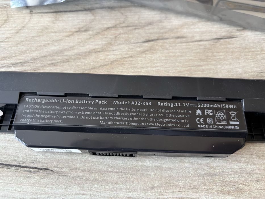 Bateria do laptopa ayree a32-k53 5200mah 58wh 11.1v