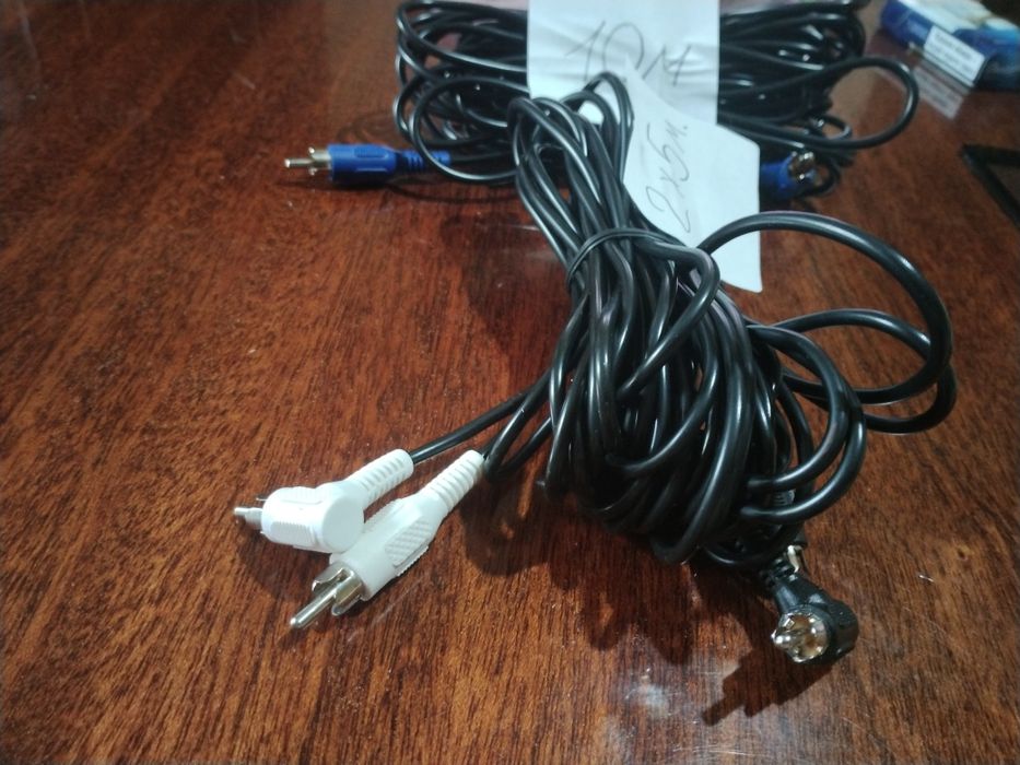 Кабель RCA  to  RCA (5метрів,10метрів)