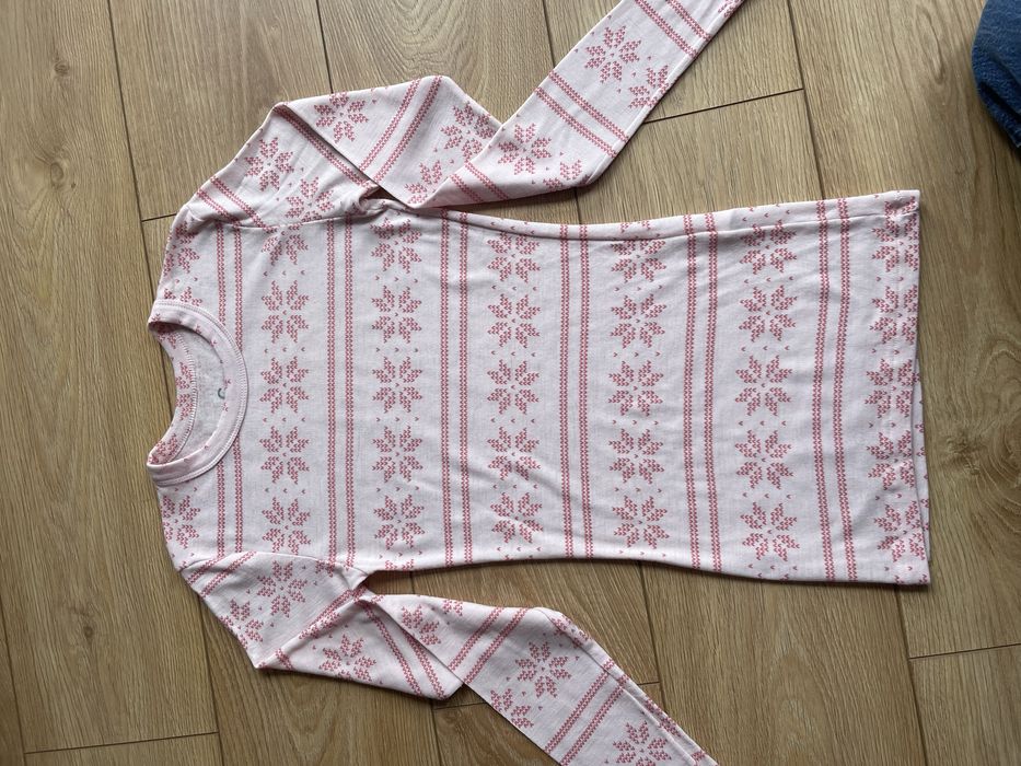 Komplet merino wełna cubus XS damski legginsy bluzka termiczny