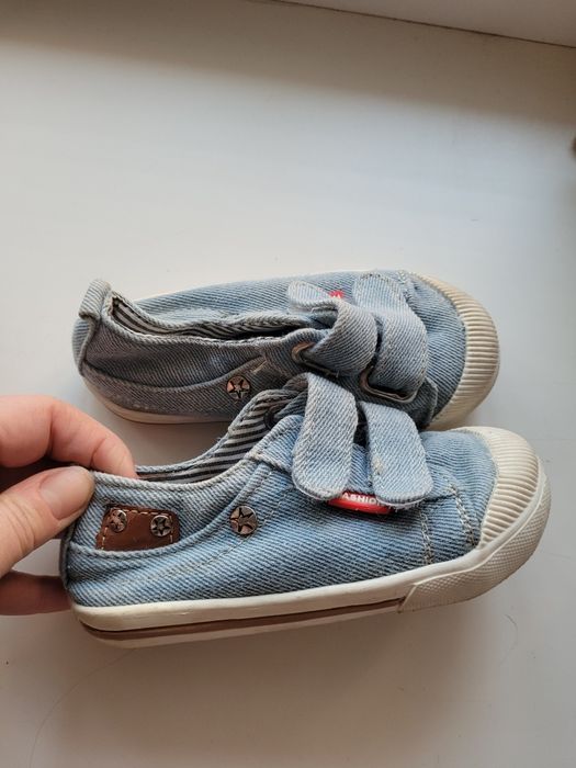 Джинсовые кеды 14,5 см стелька