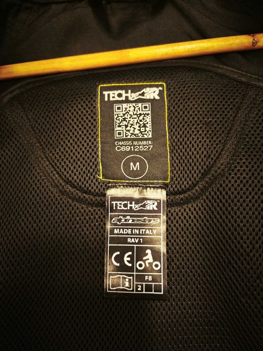 AlpineStars Tech Air (airbag para mota) e casaco Yaguara DryStar