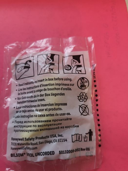 Stopery do uszu za 2 sztuki 3zlote