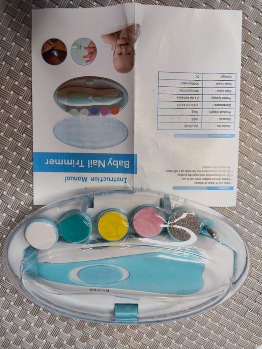 Obcinarka Elektryczna Trymer Pilniczek Dla Dzieci