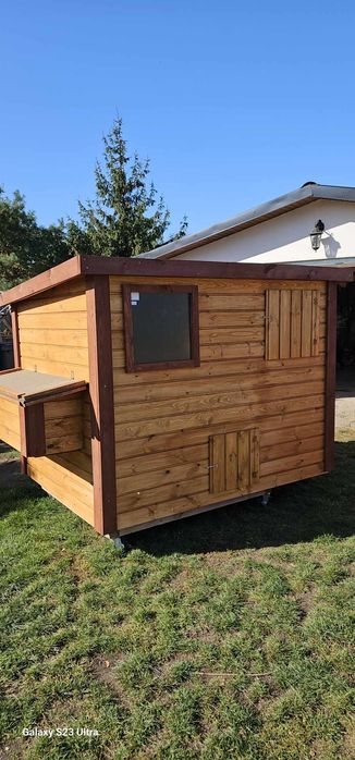 Kurnik drewniany  domek