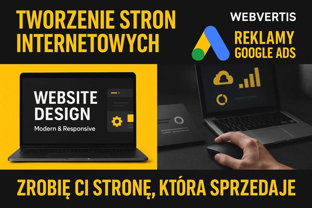Strony internetowe + Google Ads - profesjonalne i skuteczne