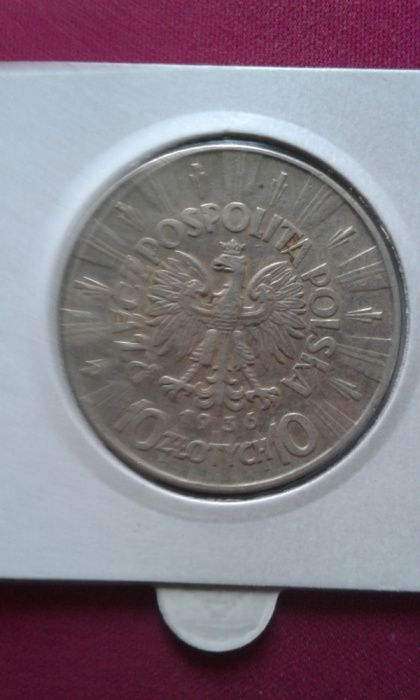 10 zł J.Piłsudski 1936 r piękna-oryginał-#2