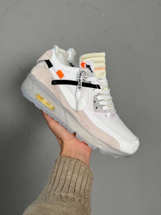 Чоловічі Кросівки Off-White x Nike Air Max 90 GPX White 45