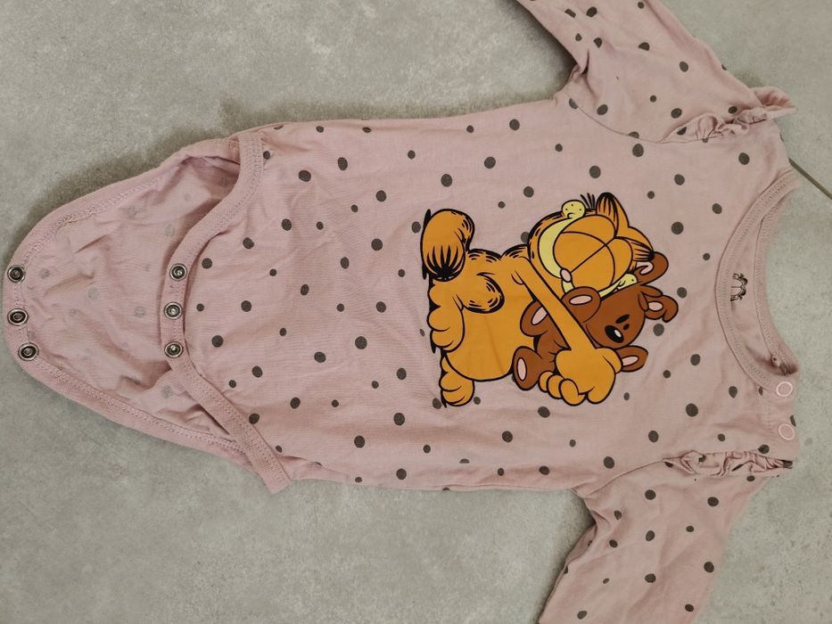 Body na długi rękaw dla dziewczynki Garfield r.80