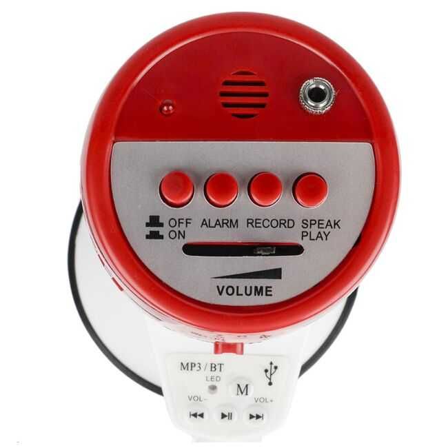DNA MEGA1 megafon 30W wzmacniacz głosu syrena USB Bluetooth AUX micro SD