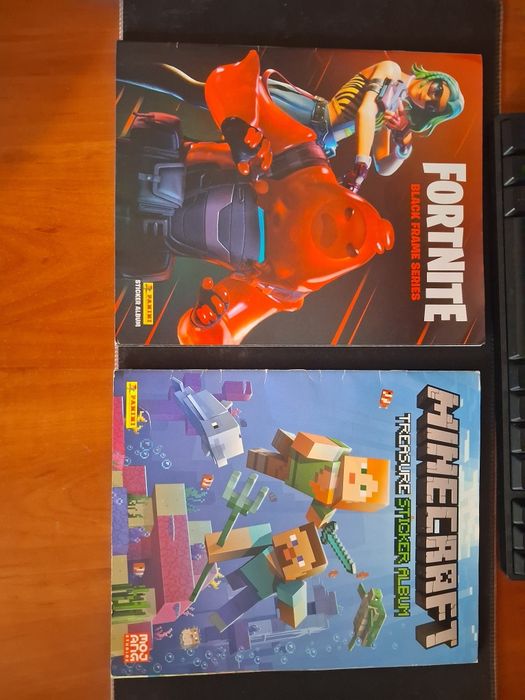 Журнали Panini Fortnite black frame series/Minecraft