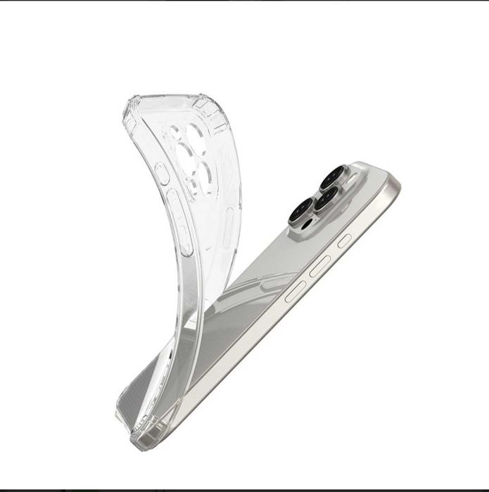 ETUI Anti Shock 1,5 mm do iPhone 16 PRO MAX transparentna