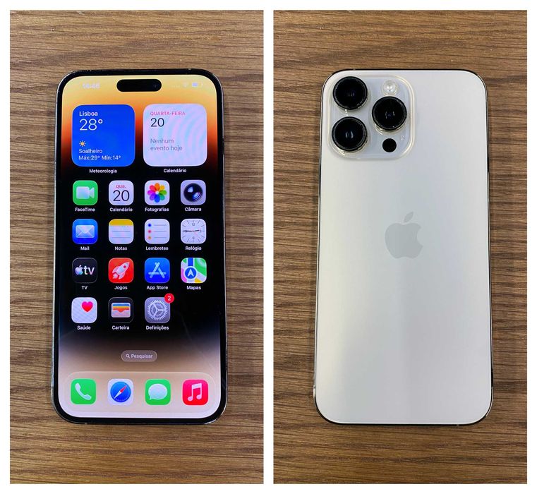 iPhone 14 Pro Max 128GB - Desbloqueado - Com garantia / Como novo / Com bateria a 100%