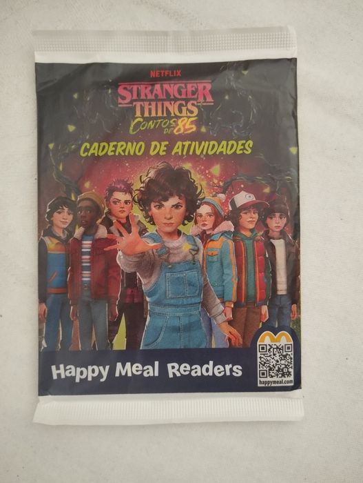 Livro de actividades Stranger Things da MCDONALD'S