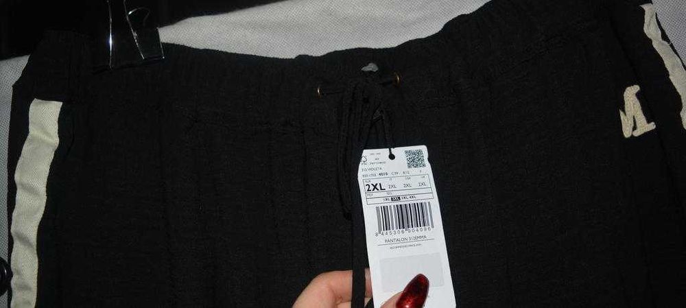 Zwiewne spodnie dresowe Mango 2XL