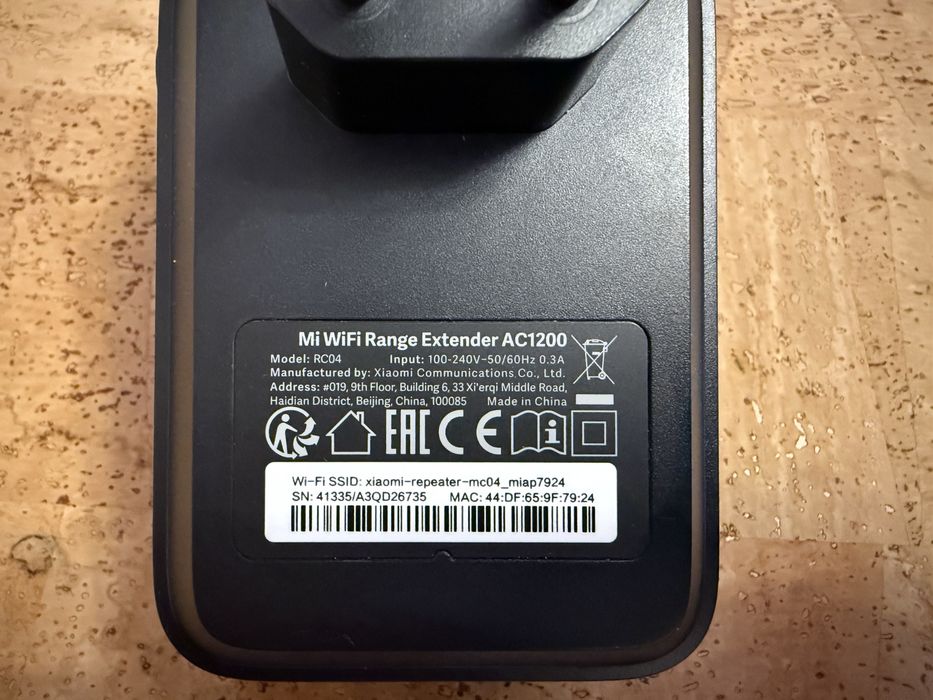 Xiaomi WiFi Extensão de sinal AC1200