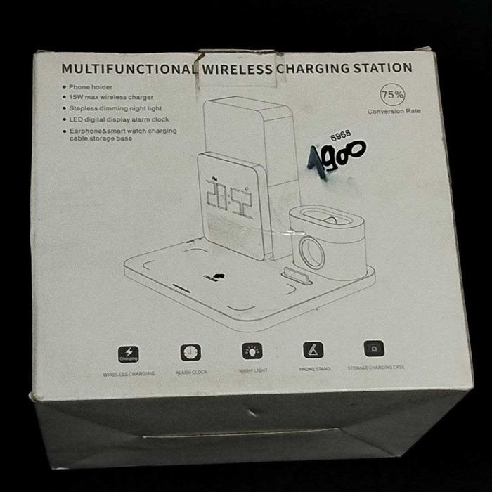 Бездротова зарядна станція 5в1 — заряджай з комфортом!