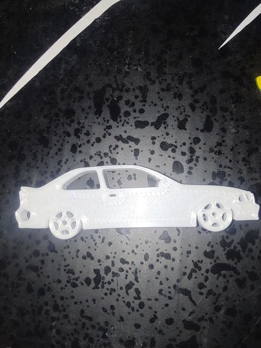 Brelok BMW E36 biały