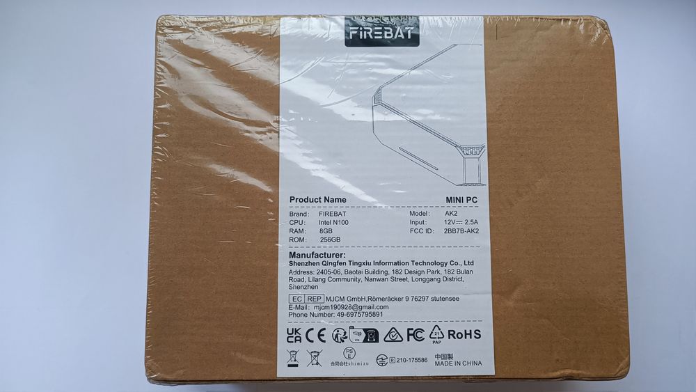 Міні-ПК 'НОВИЙ' Firebat AK2 Plus N100 8GB/256GB  Windows 11 pro