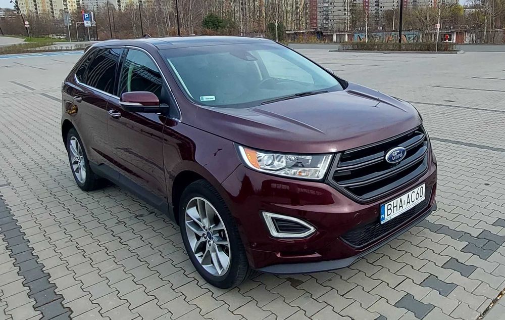 Ford EDGE 2017r. TITANIUM , 4x4 78500km przebieg
