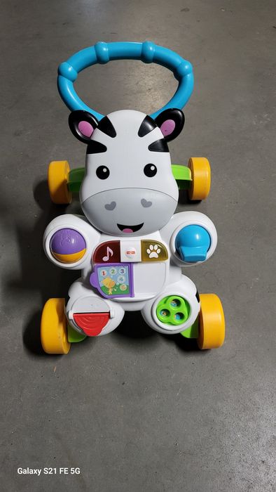 Chodzik pchacz zabawka zebra