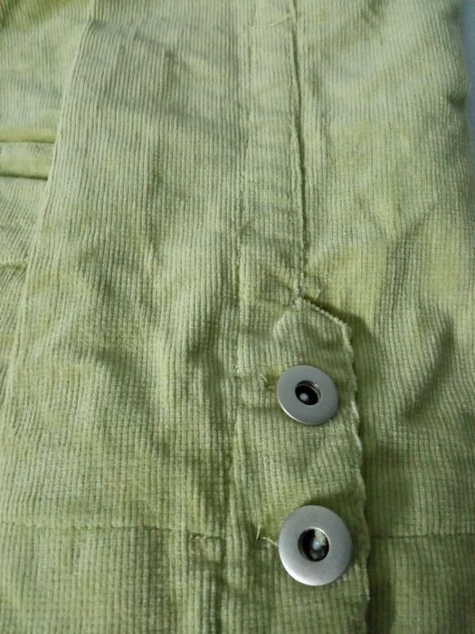 Casacos tipo blazer, em bombazine, azul-céu ou verde-água - L e XL