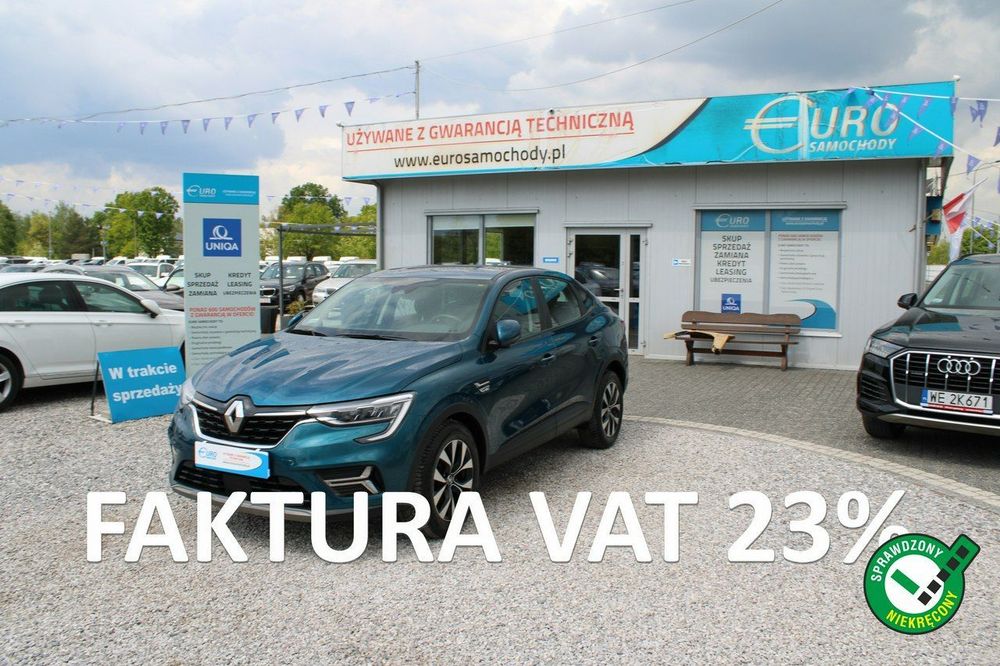 Renault Arkana INTENS Automat Nawigacja netto 53577 PLN F-vat
