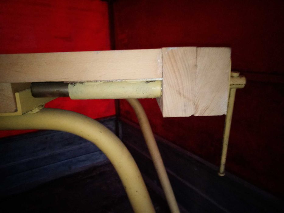 Strugnica, warsztat stolarski, stół warsztatowy.