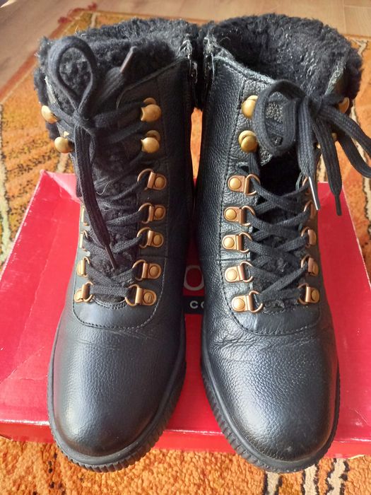 Buty zimowe/damskie/skóra/rozmiar 38