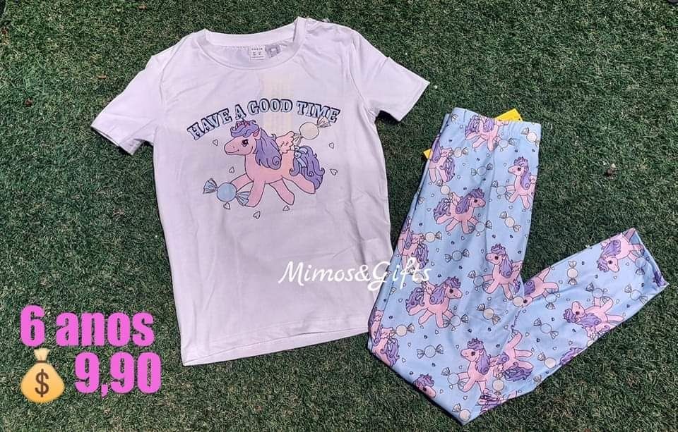 Conjunto unicórnio novo