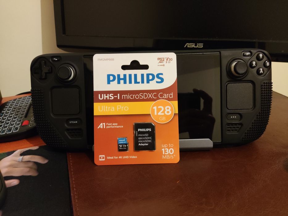 Cartão de memória personalizado para Steam Deck