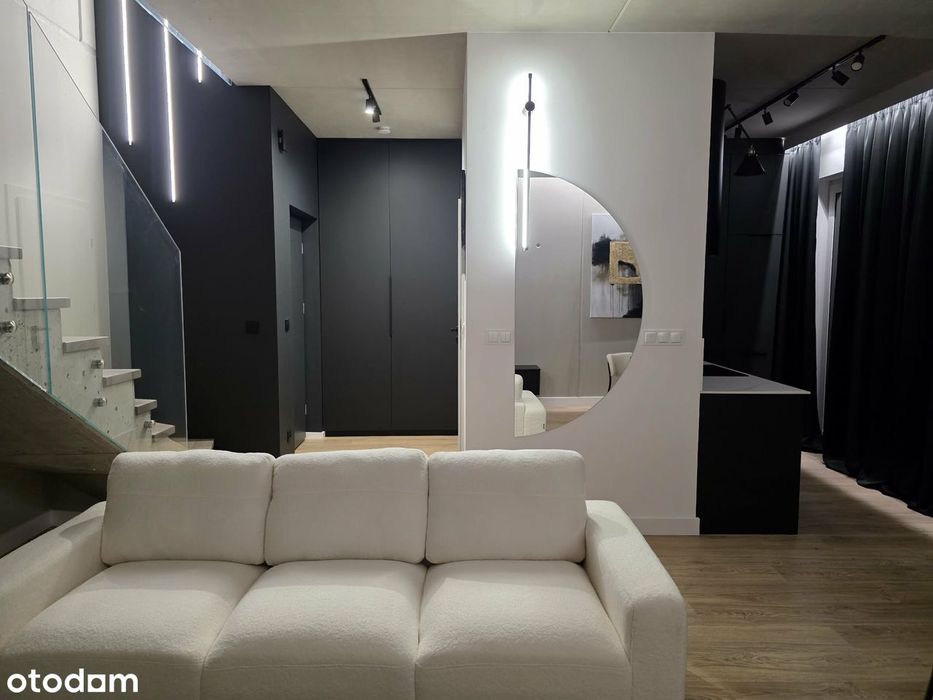 Stylowe mieszkanie 65 m² | Dwupoziomowe | Balkon, taras i ogródek
