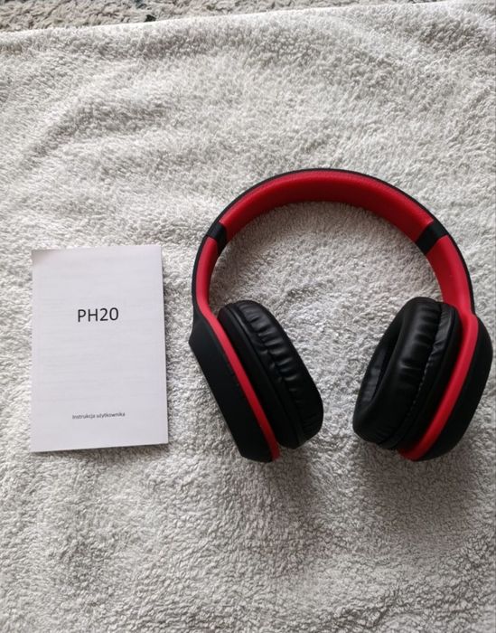 Słuchawki bezprzewodowe bluetooth nauszne PH20