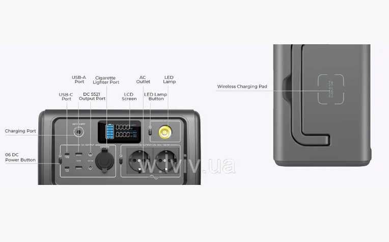 Портативна електростанція BLUETTI PowerOak EB70 | 1000W 716Wh