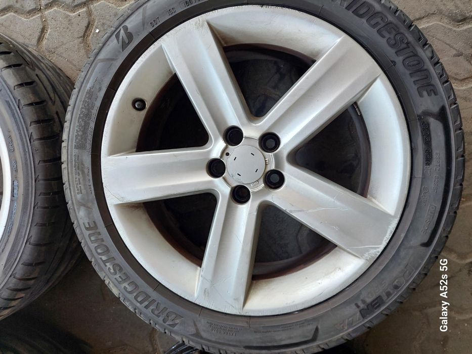 JANTES AUDI R17 COM PNEUS 225/45 FURAÇÃO 5X100