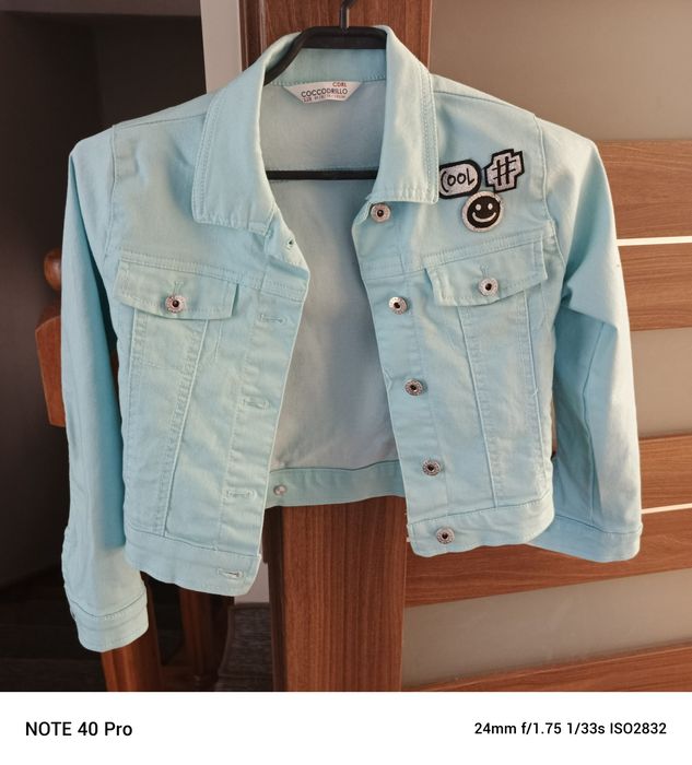 Kurtka jeansowa rozm. 128 coccodrillo