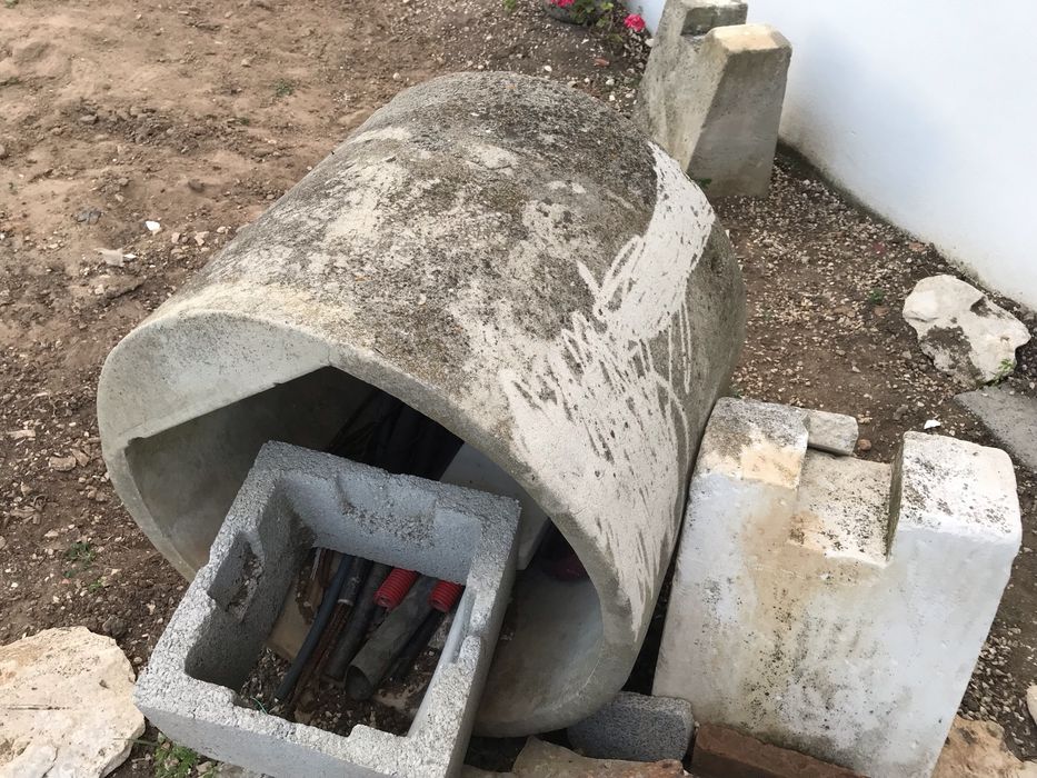 Pia em cimento multiusos