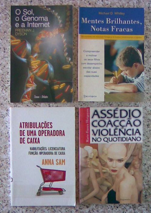 Lote com 28 livros - não ficção - venda individual