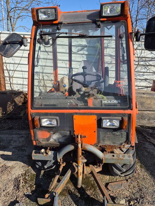 Holder mini Traktor_ciągnik sadowniczy_nośnik_pług_zamiatarka