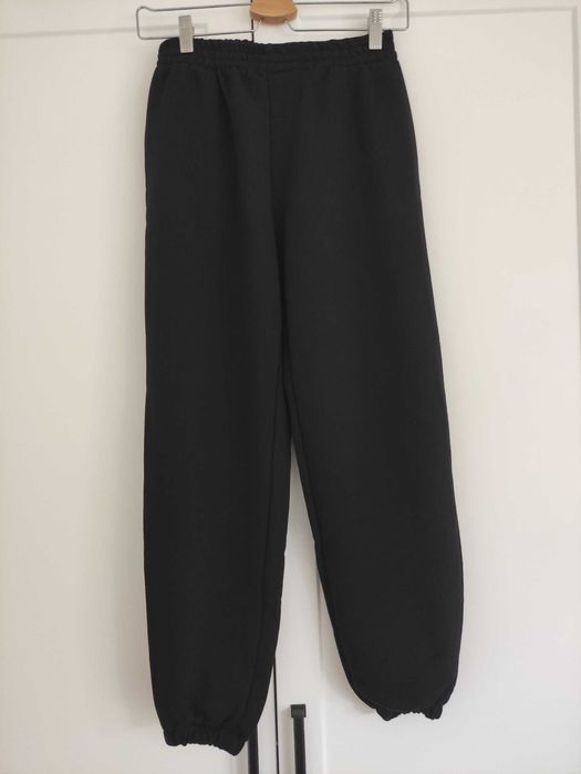 Dres komplet czarno biały S