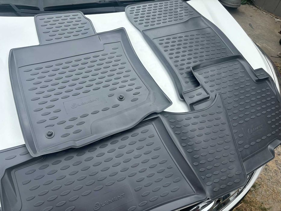 Новые ковры! TOYOTA PRADO-120 Оригинальные резиновые Коврики JAPAN