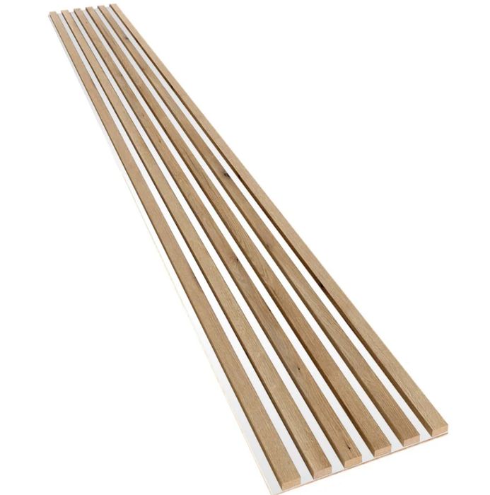 Lamele scienne 4wall - Dąb Artisan - bialyHDF-10sztuk