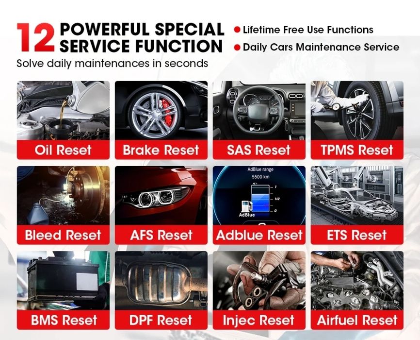 Launch CRP 129X V2 Máquina Diagnóstico Automóveis