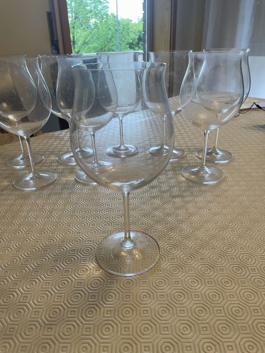 12 Copos de vinho de cristal da Atlantis