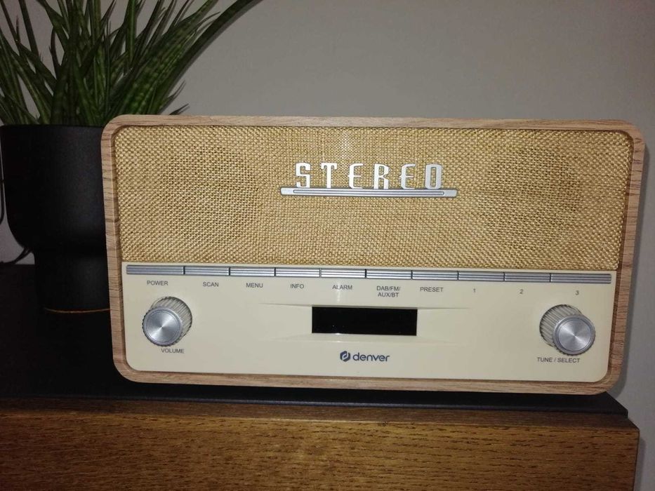 Rádio Denver DAB-36LW | Castanho, Creme
