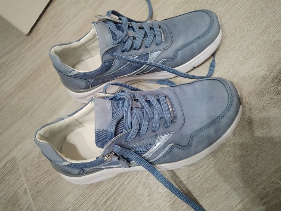 Buty skórzane sportowe snakersy Gabor Rollingsoft