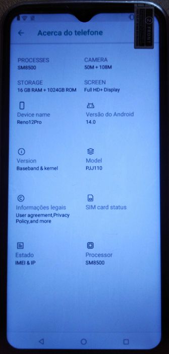 Smartphone Reno12