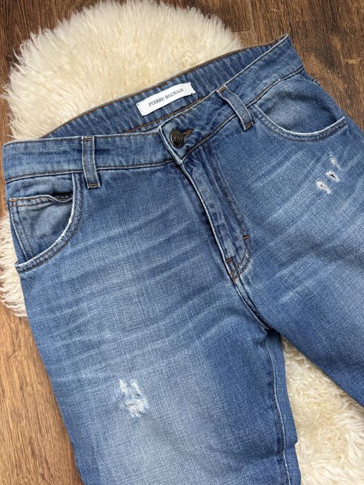 Jeansy damskie Pierre Balmain r.25 niebieskie denim