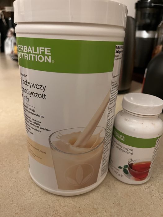 Herbalife zestaw koktail i herbatka duza