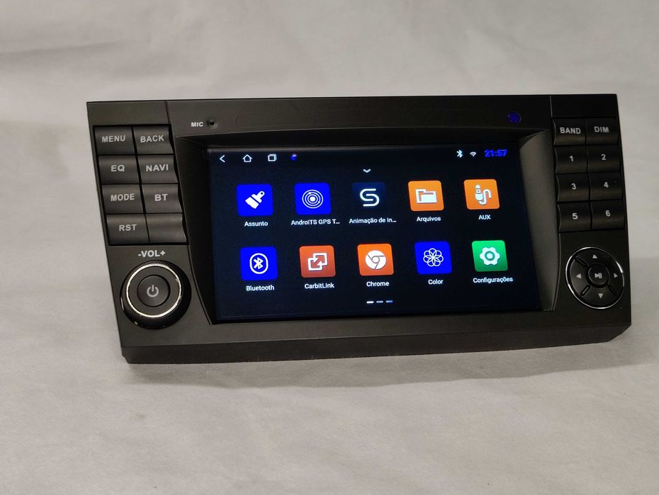 Rádio Android Mercedes Classe E W211 • GPS-Wifi-Bluetooth + CÂMARA