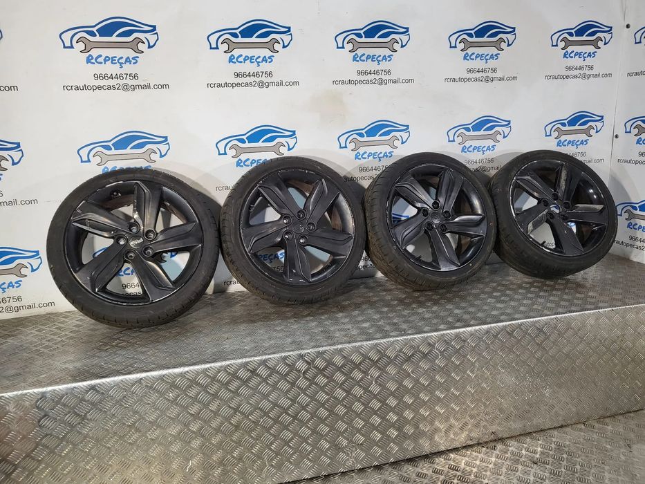 Conjunto Jantes 18 Originais Hyundai Veloster Turbo ET49 7.5J 5x114